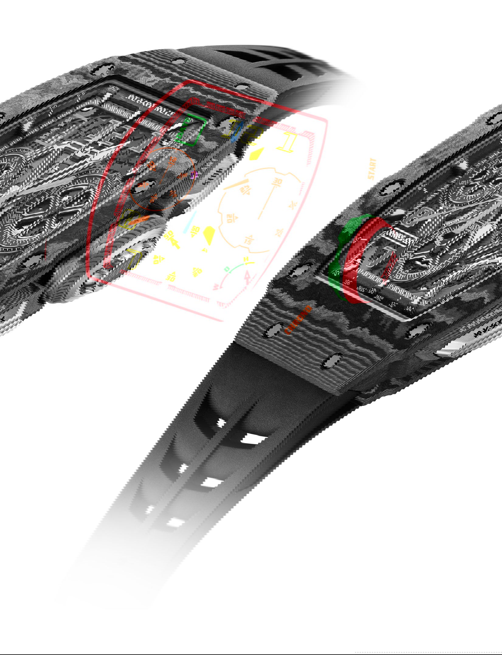 Richard Mille RM 65-01 Grey Quartz TPT luxury timepiece - detailed view