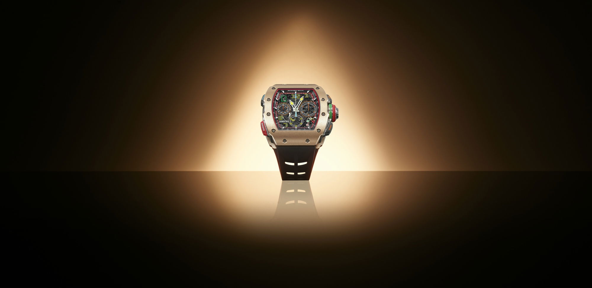 Richard Mille RM 65-01 Automatic Split-Seconds Chronograph Red Gold and Carbon TPT® - View 2
