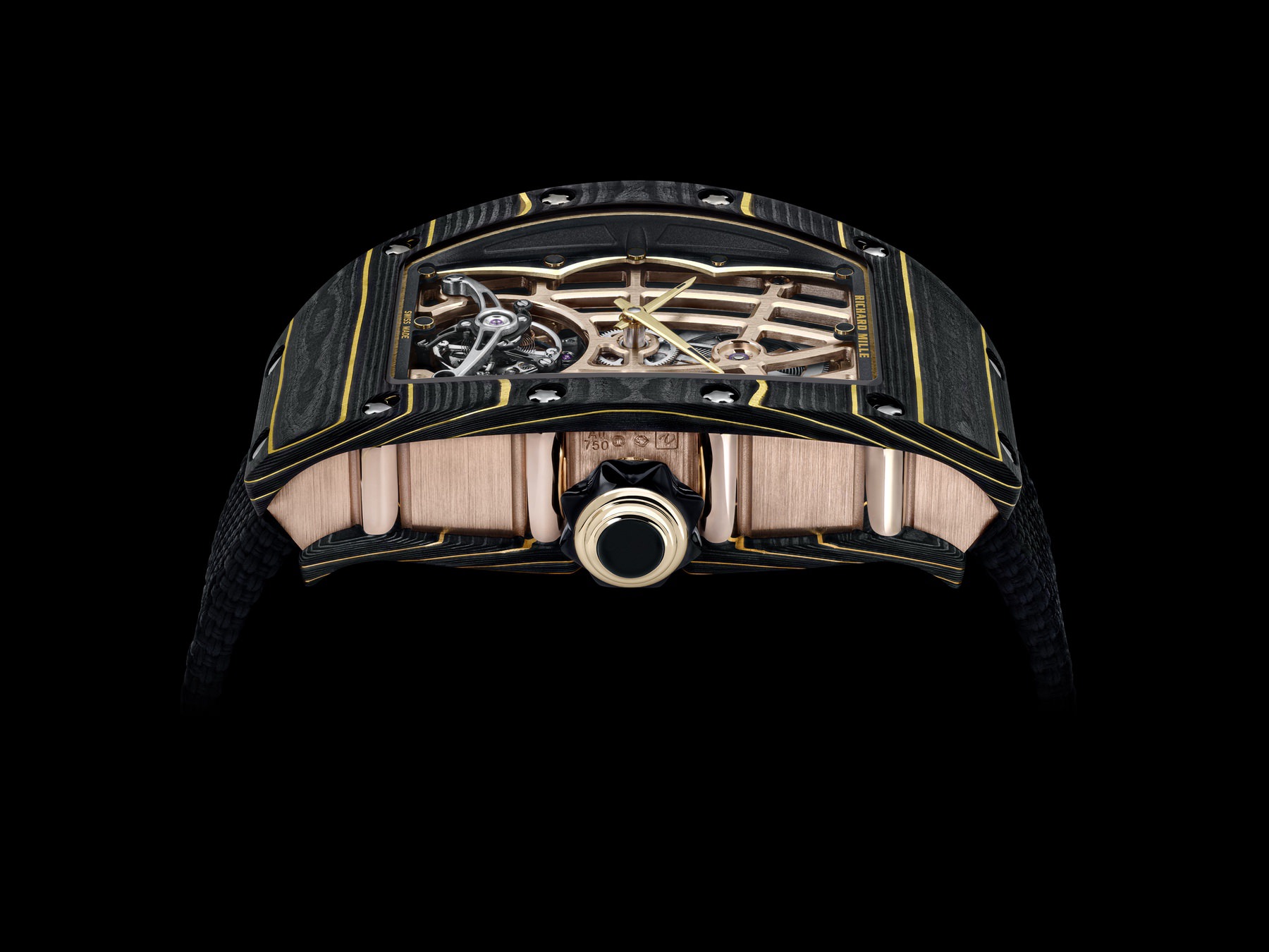 Richard Mille RM 74-02 Automatic Tourbillon Gold Carbon TPT® - View 2