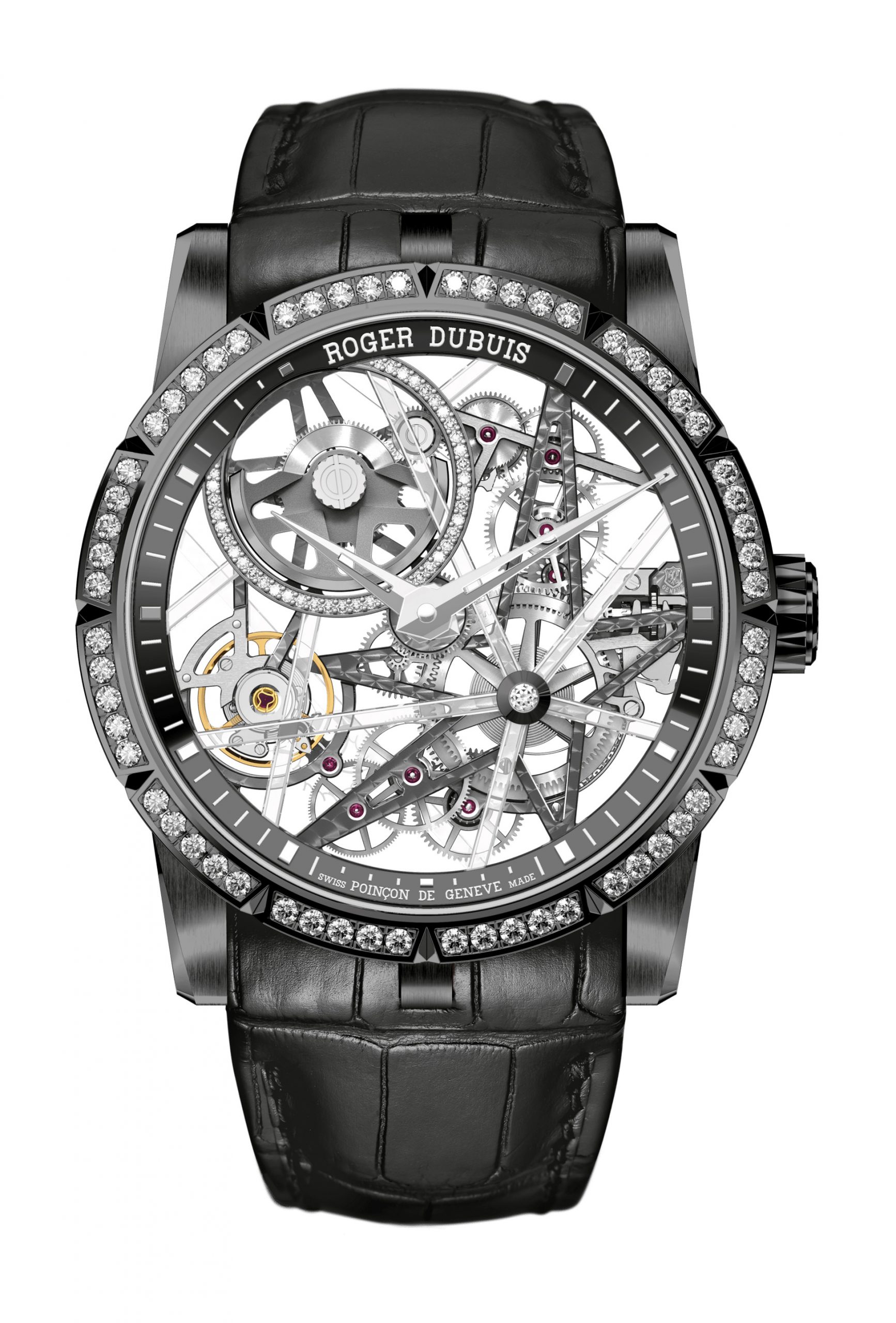 Roger Dubuis Excalibur Blacklight Black DLC Titanium watch