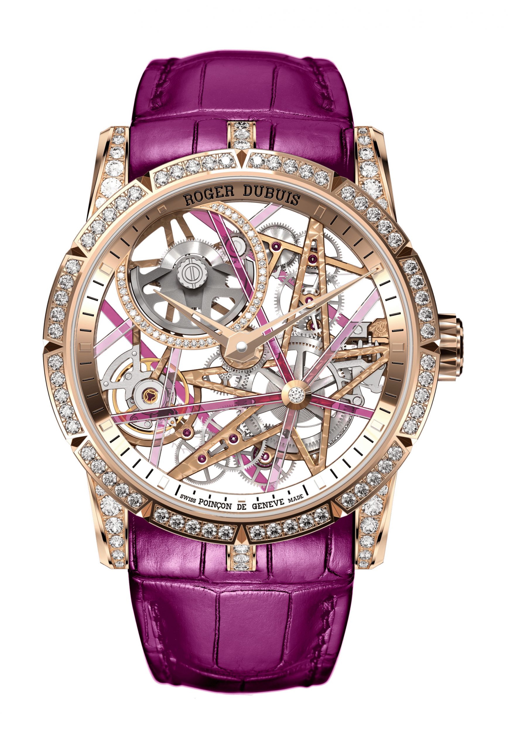 Roger Dubuis Excalibur Blacklight Pink Gold watch