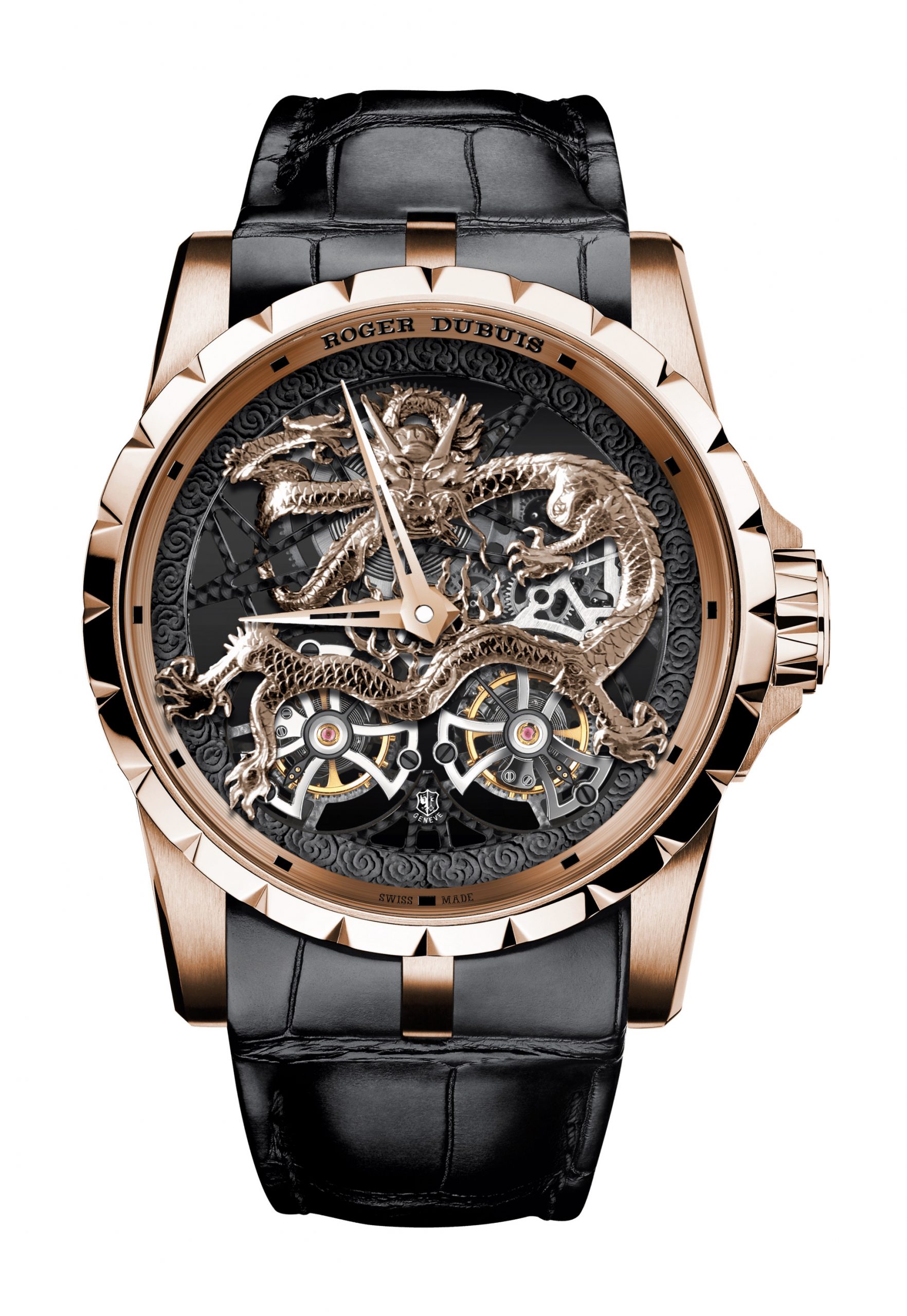 Roger Dubuis Excalibur Long Pink Gold watch