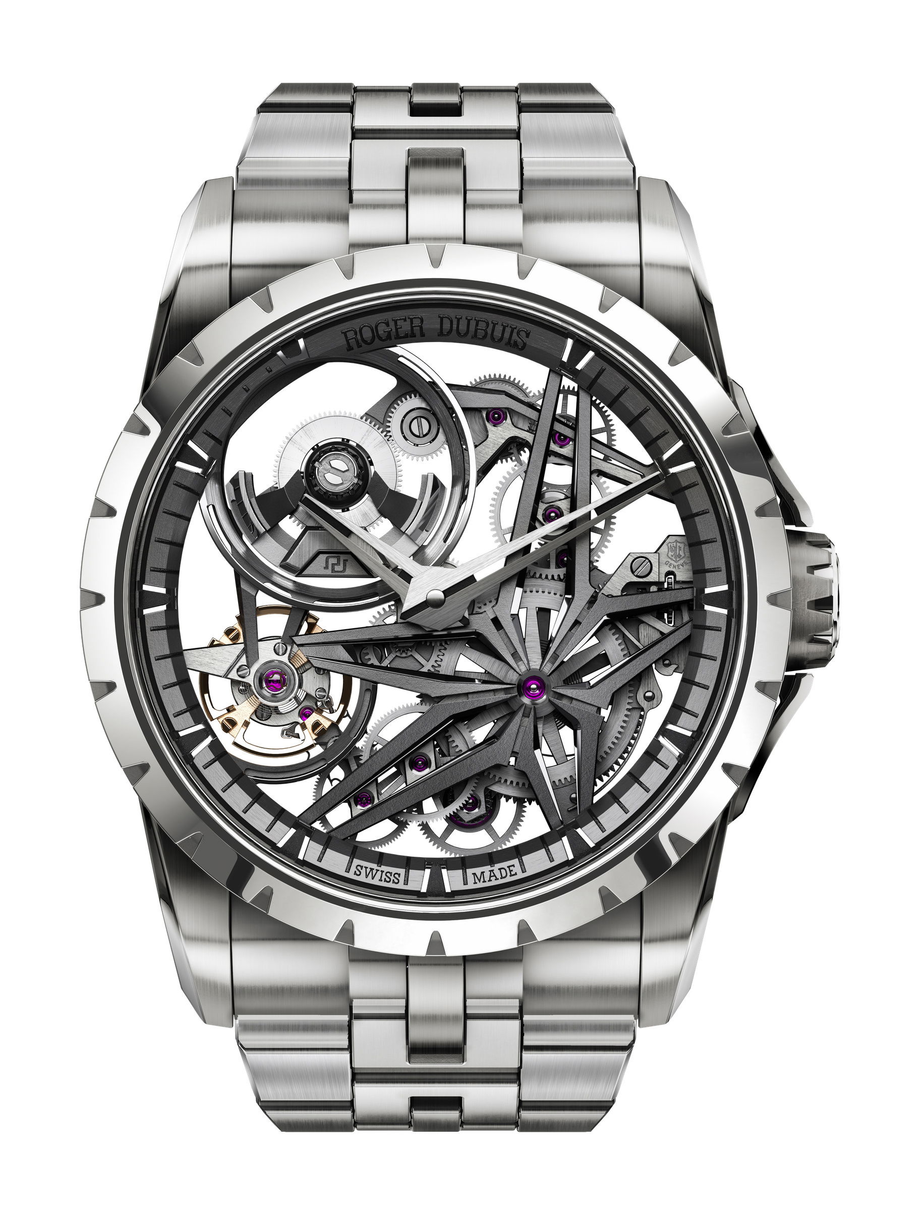 Roger Dubuis Excalibur MB Titanium luxury timepiece - detailed view