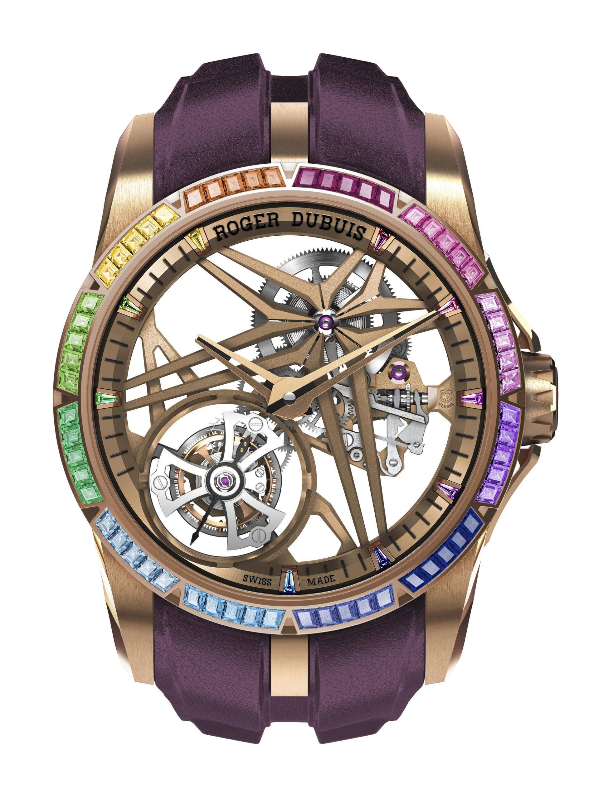 Roger Dubuis Excalibur MT Eon Gold luxury timepiece - detailed view
