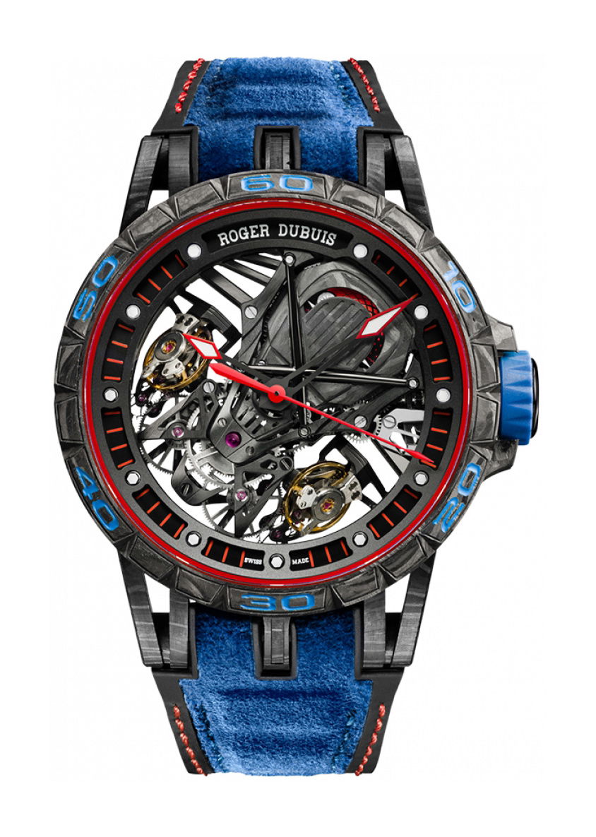 Roger Dubuis Excalibur Spider Aventador S luxury timepiece - detailed view