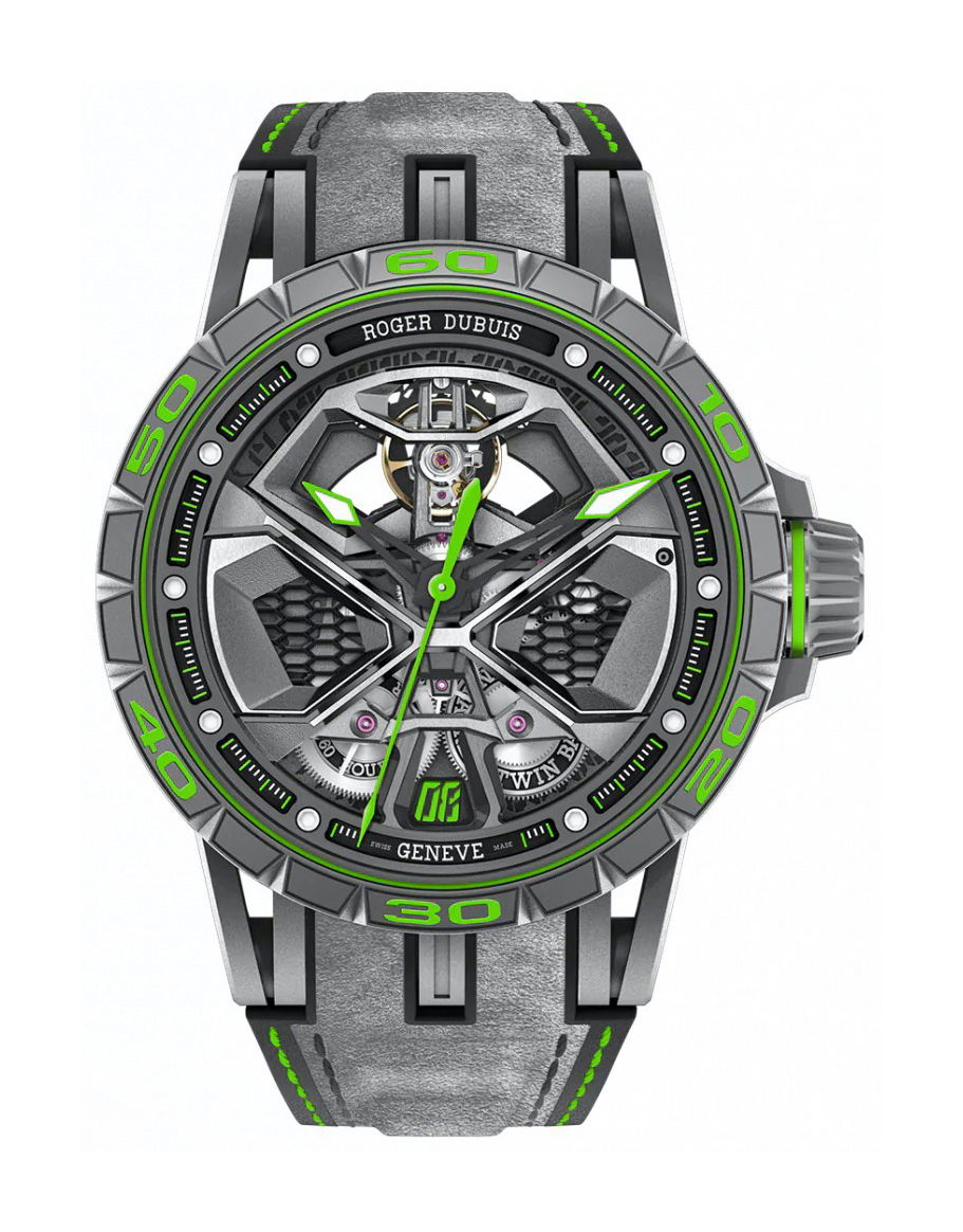 Roger Dubuis Excalibur Spider Huracan luxury timepiece - detailed view