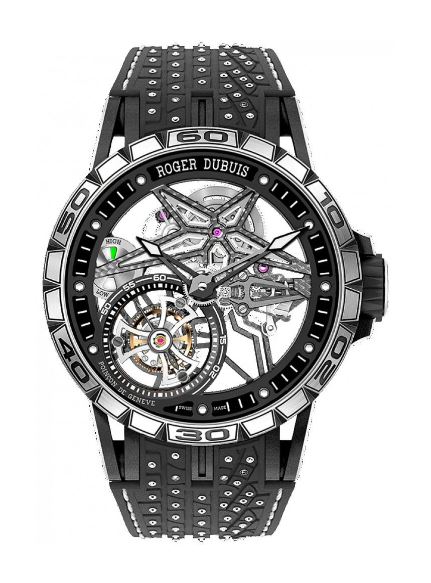 Roger Dubuis Excalibur Spider Sottozero luxury timepiece - detailed view