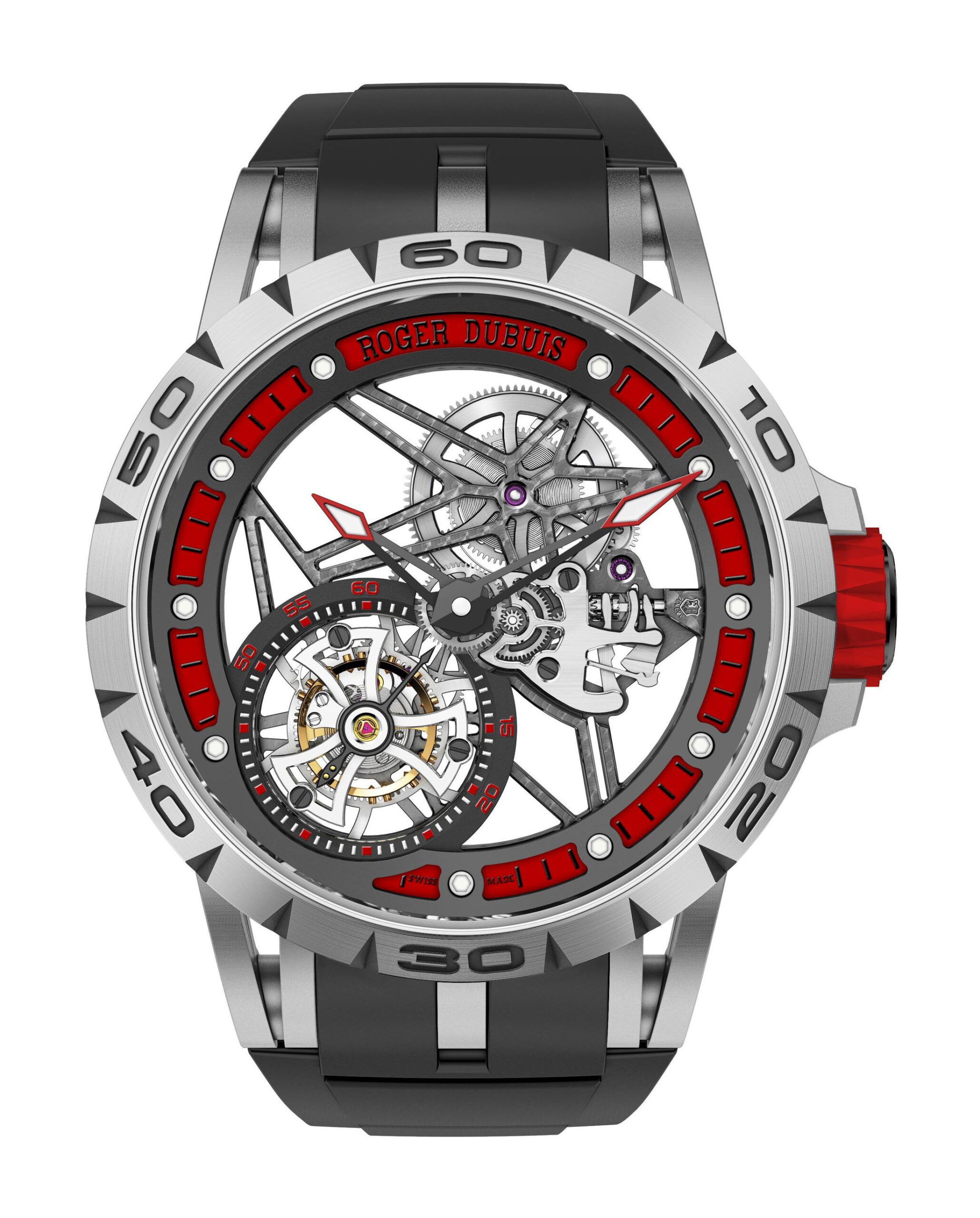 Roger Dubuis Excalibur Spider Titanium luxury timepiece - detailed view