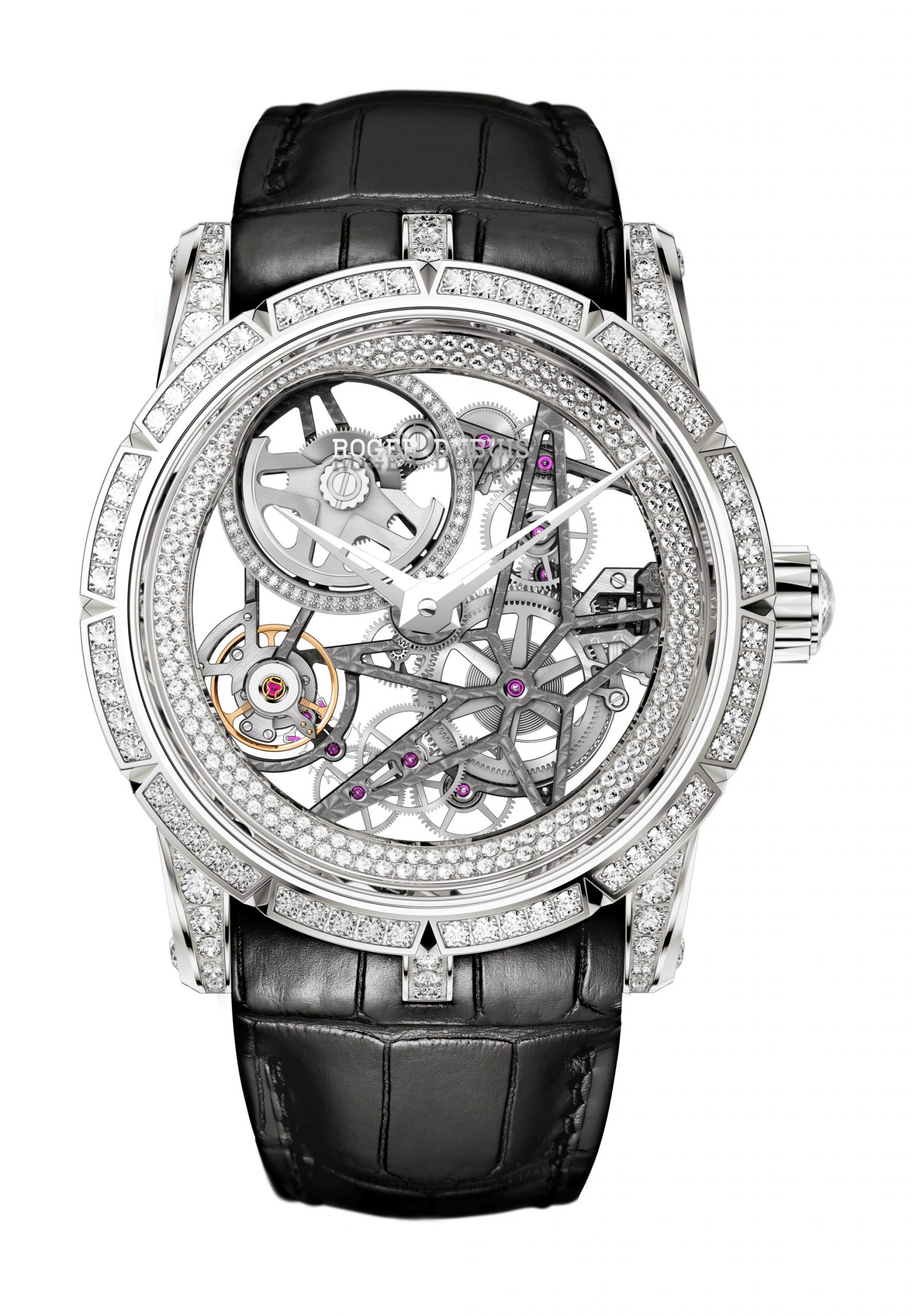 Roger Dubuis Excalibur White Gold 42mm luxury timepiece - detailed view