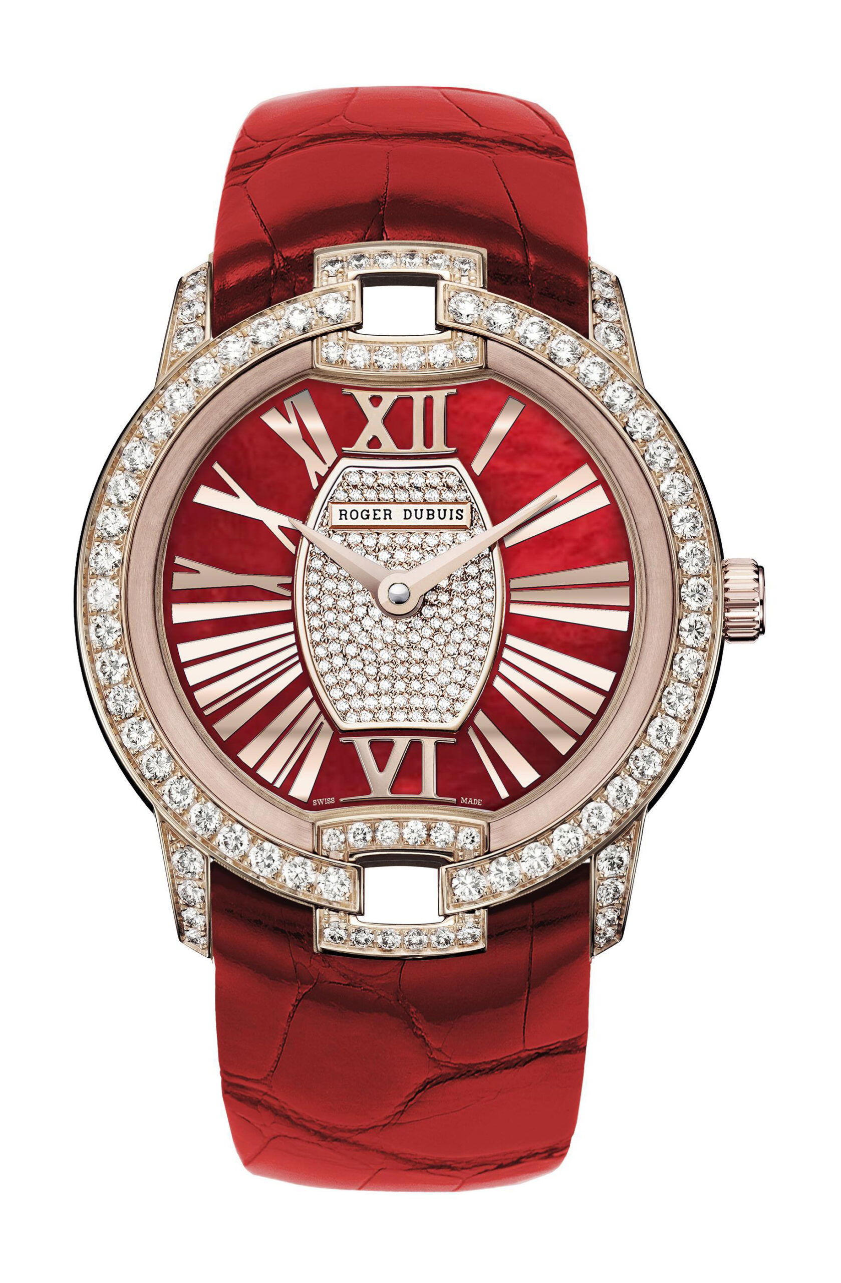 Roger Dubuis Velvet Pink Gold luxury timepiece - detailed view