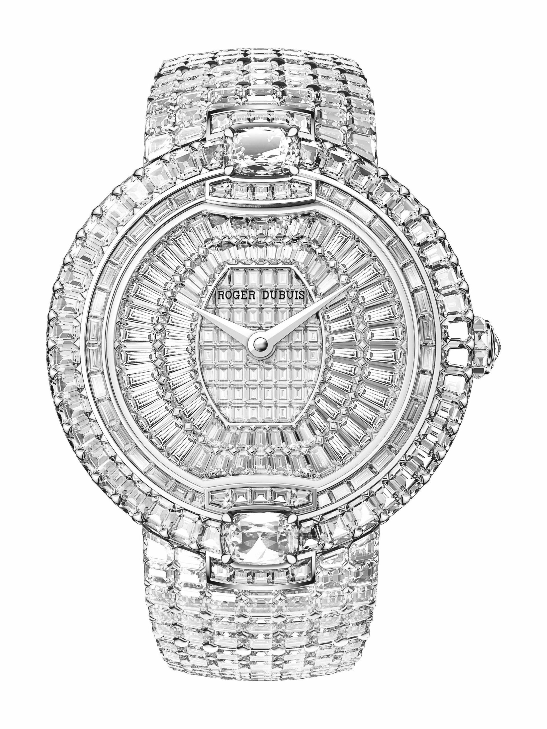 Roger Dubuis Velvet Platinum luxury timepiece - detailed view