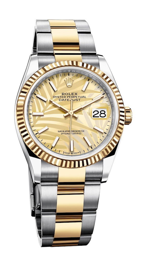 Rolex Datejust 36 luxury timepiece - detailed view