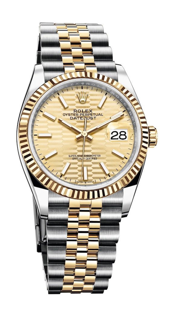 Rolex Datejust 36 luxury timepiece - detailed view