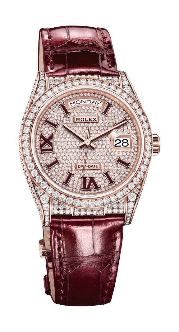 Rolex Day-Date 36 luxury timepiece - detailed view