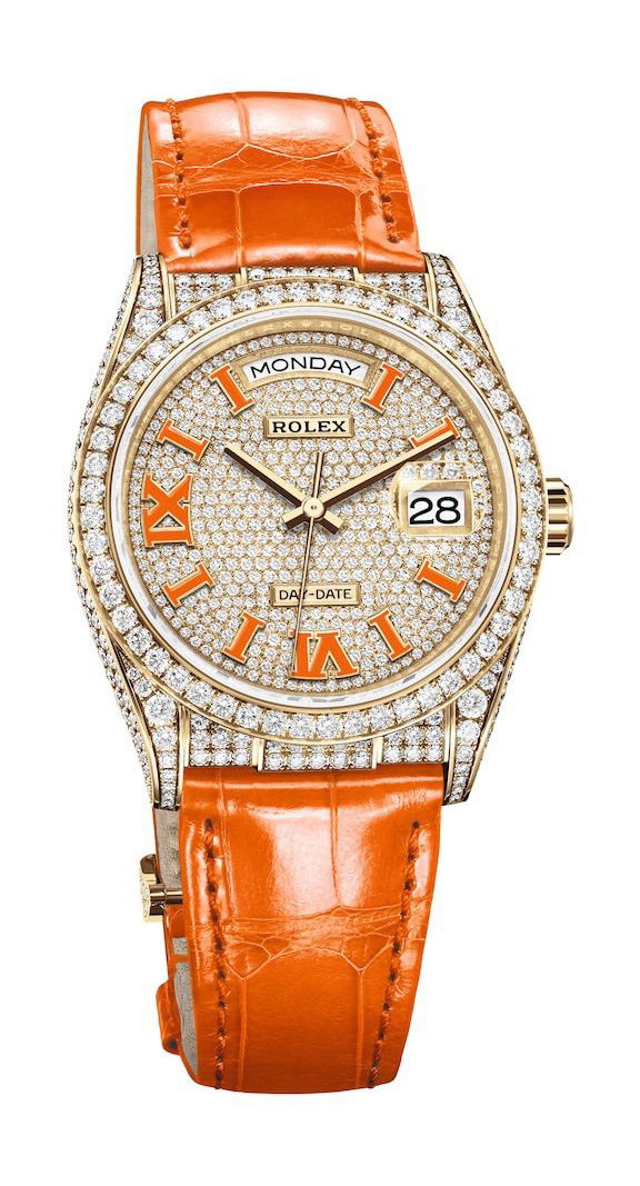 Rolex Day-Date 36 luxury timepiece - detailed view