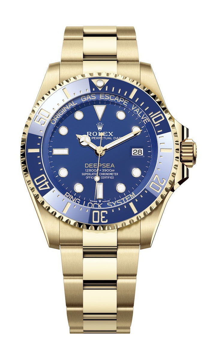 Rolex Deepsea luxury timepiece - detailed view