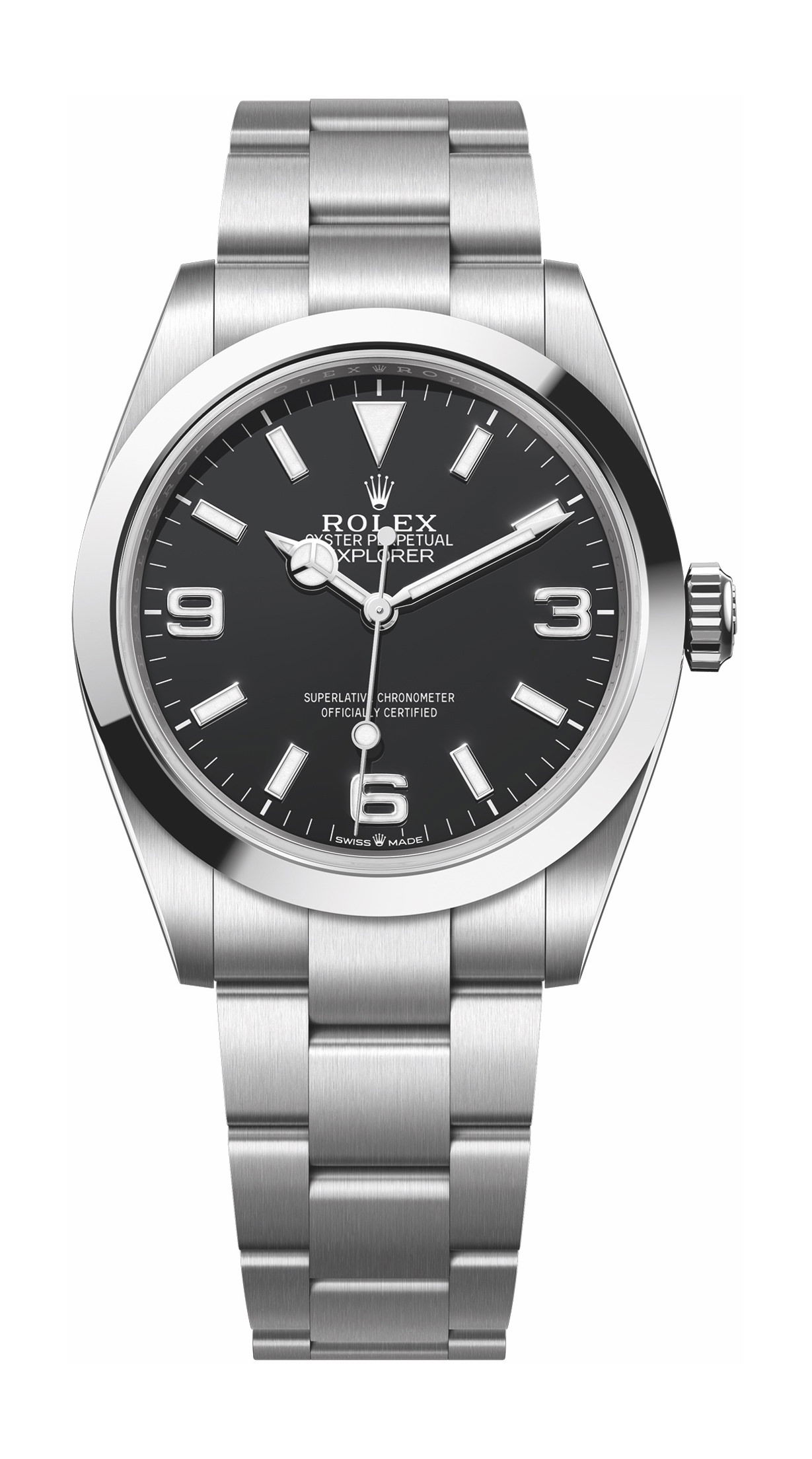 Rolex Explorer 40 luxury timepiece - detailed view
