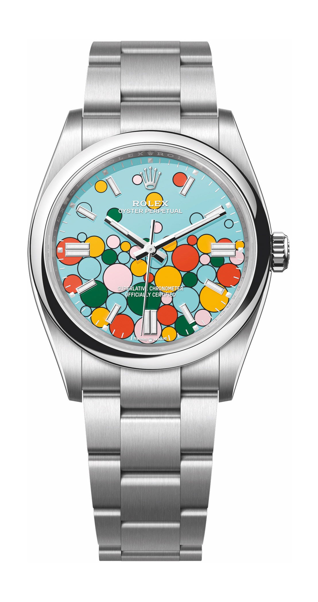 Rolex Oyster Perpetual 36 luxury timepiece - detailed view
