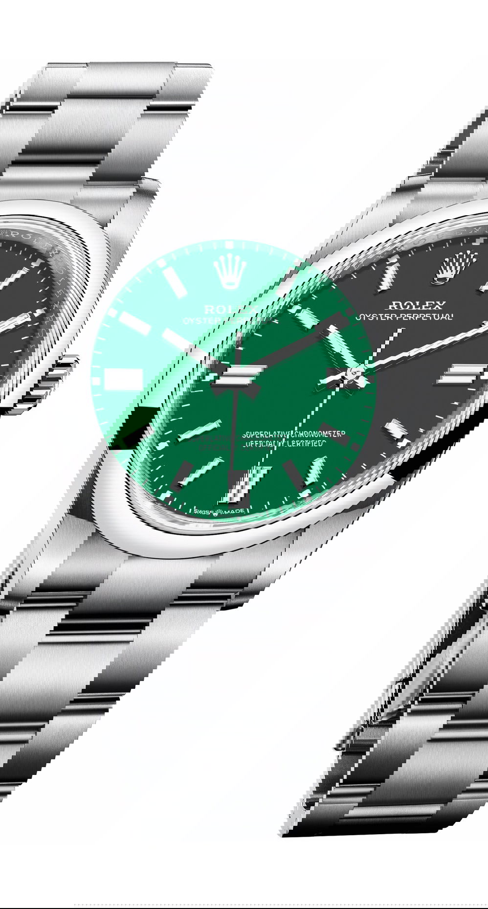 Rolex Oyster Perpetual 36 luxury timepiece - detailed view