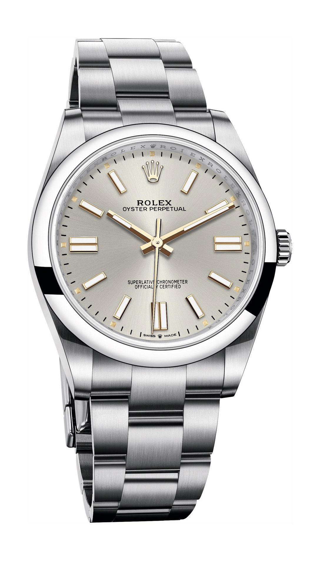 Rolex Oyster Perpetual 41 luxury timepiece - detailed view