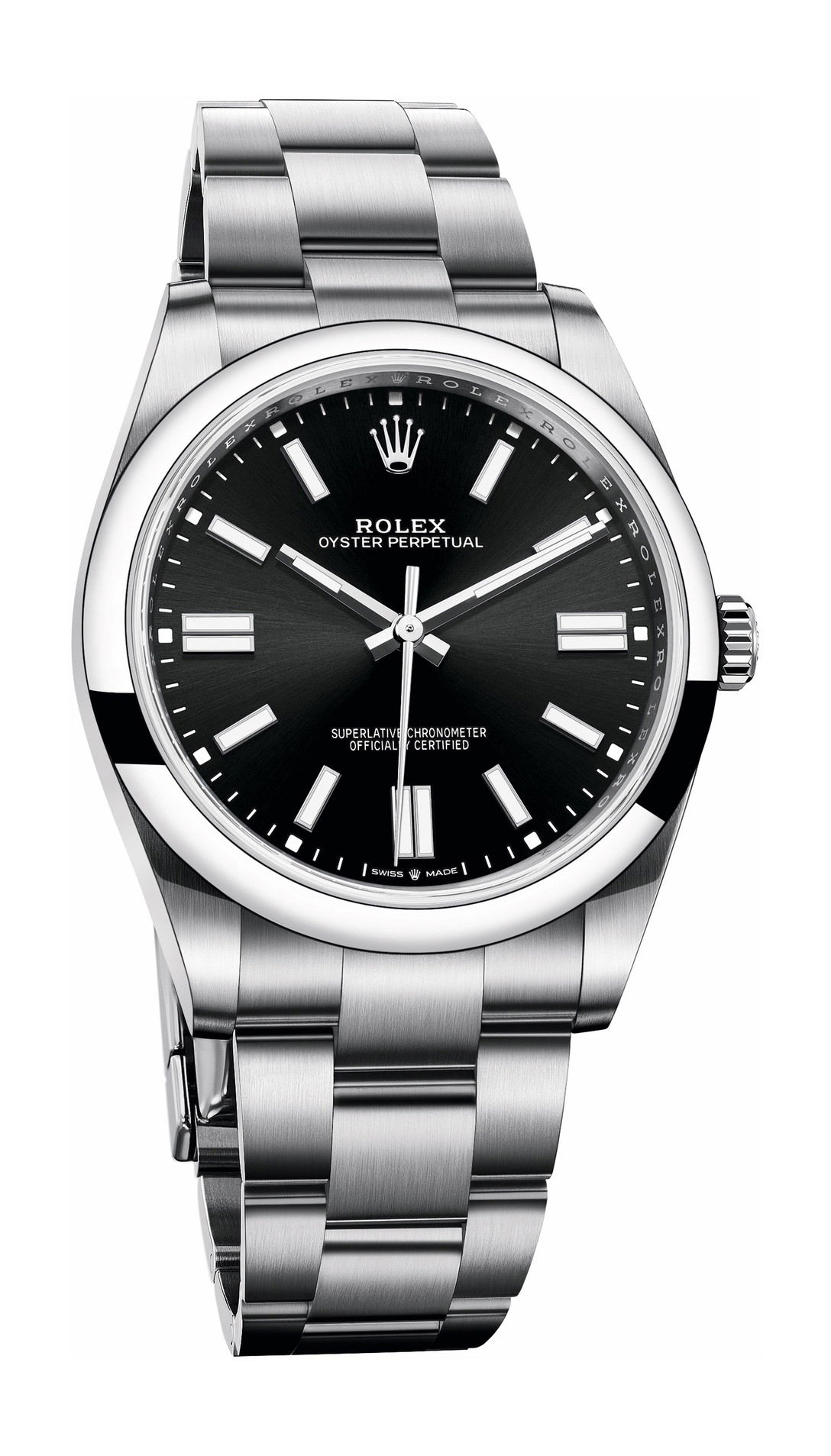 Rolex Oyster Perpetual 41 luxury timepiece - detailed view