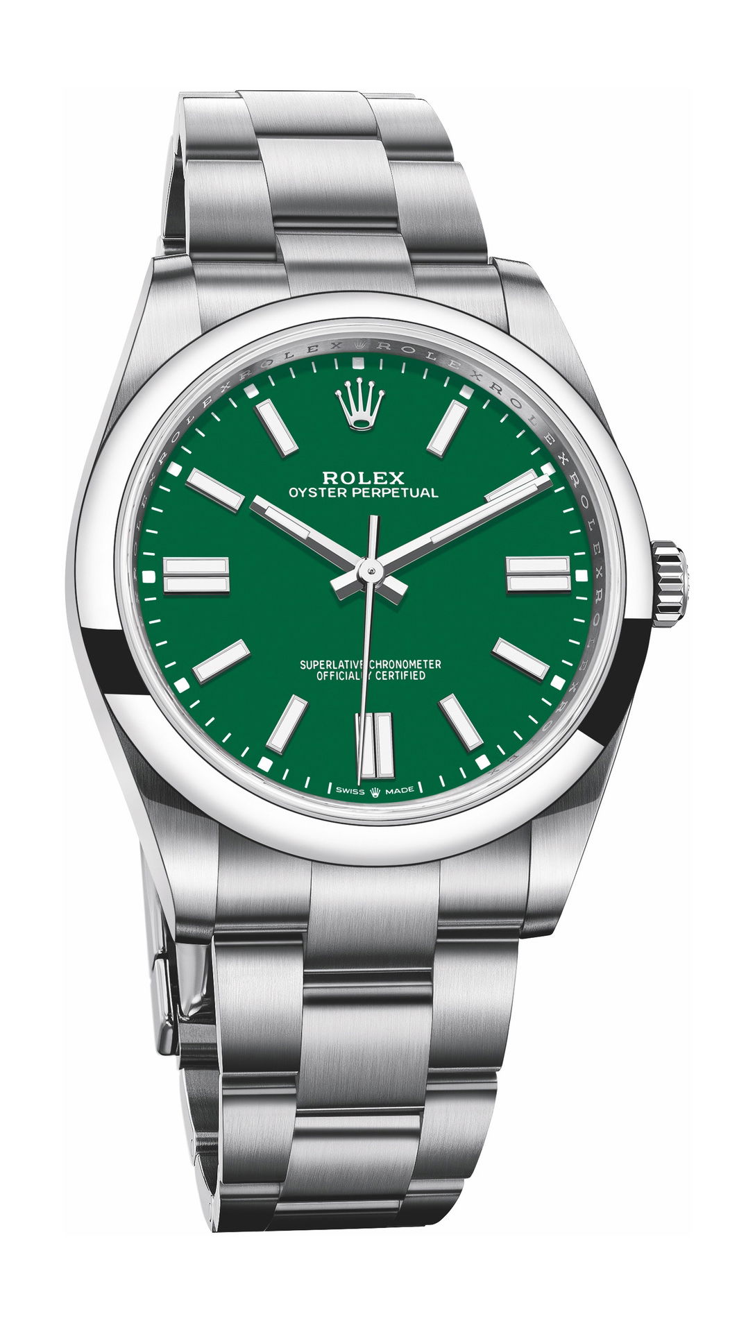 Rolex Oyster Perpetual 41 luxury timepiece - detailed view