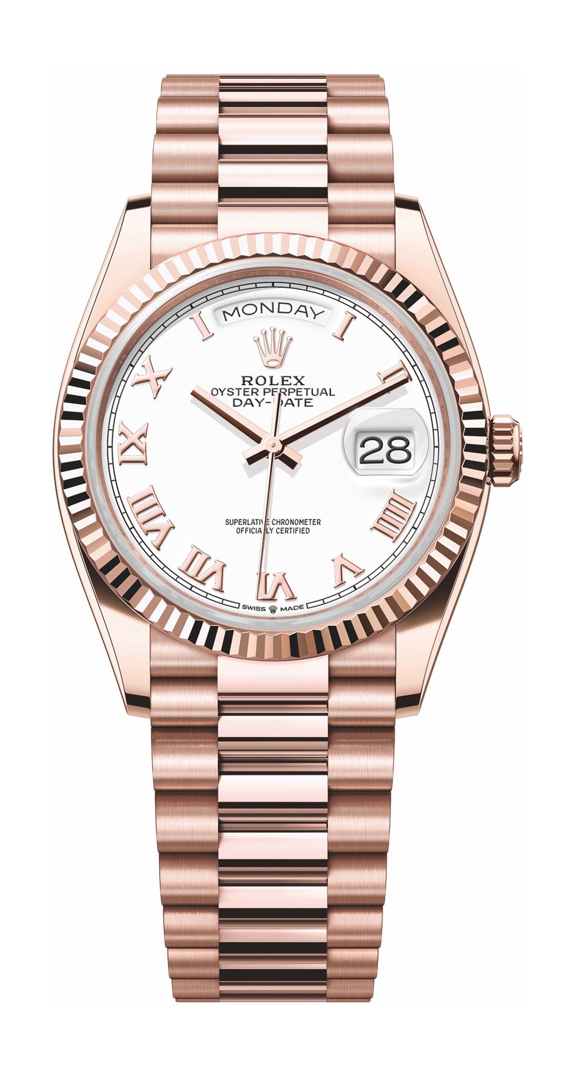 Rolex Oyster Perpetual Day-Date 36 luxury timepiece - detailed view