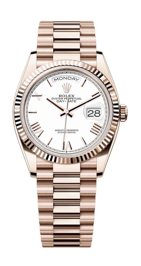 Rolex Oyster Perpetual Day-Date 36 luxury timepiece - detailed view