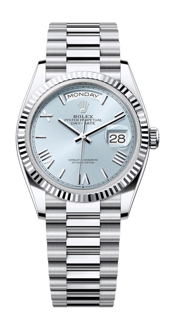 Rolex Oyster Perpetual Day-Date 36 luxury timepiece - detailed view