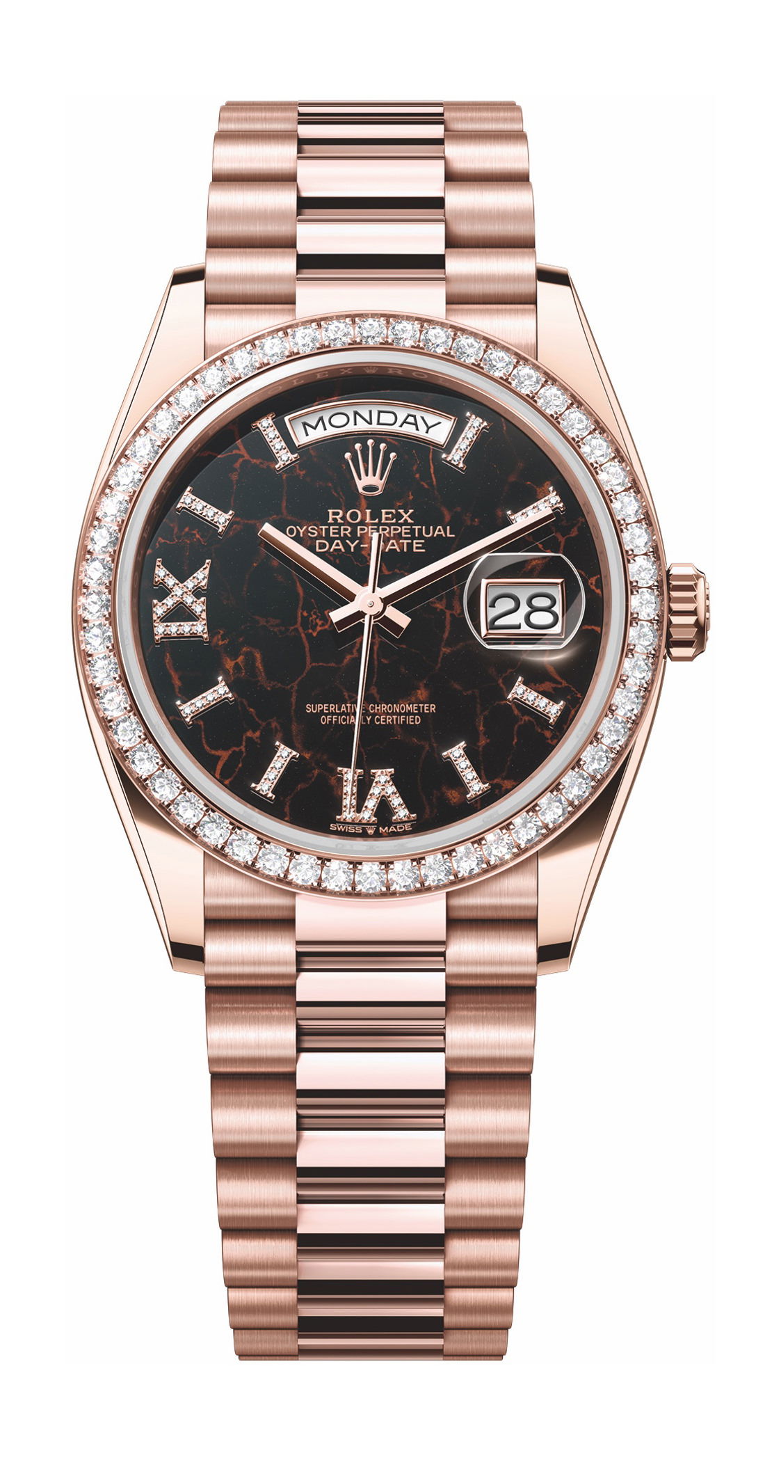 Rolex Oyster Perpetual Day-Date 36 luxury timepiece - detailed view
