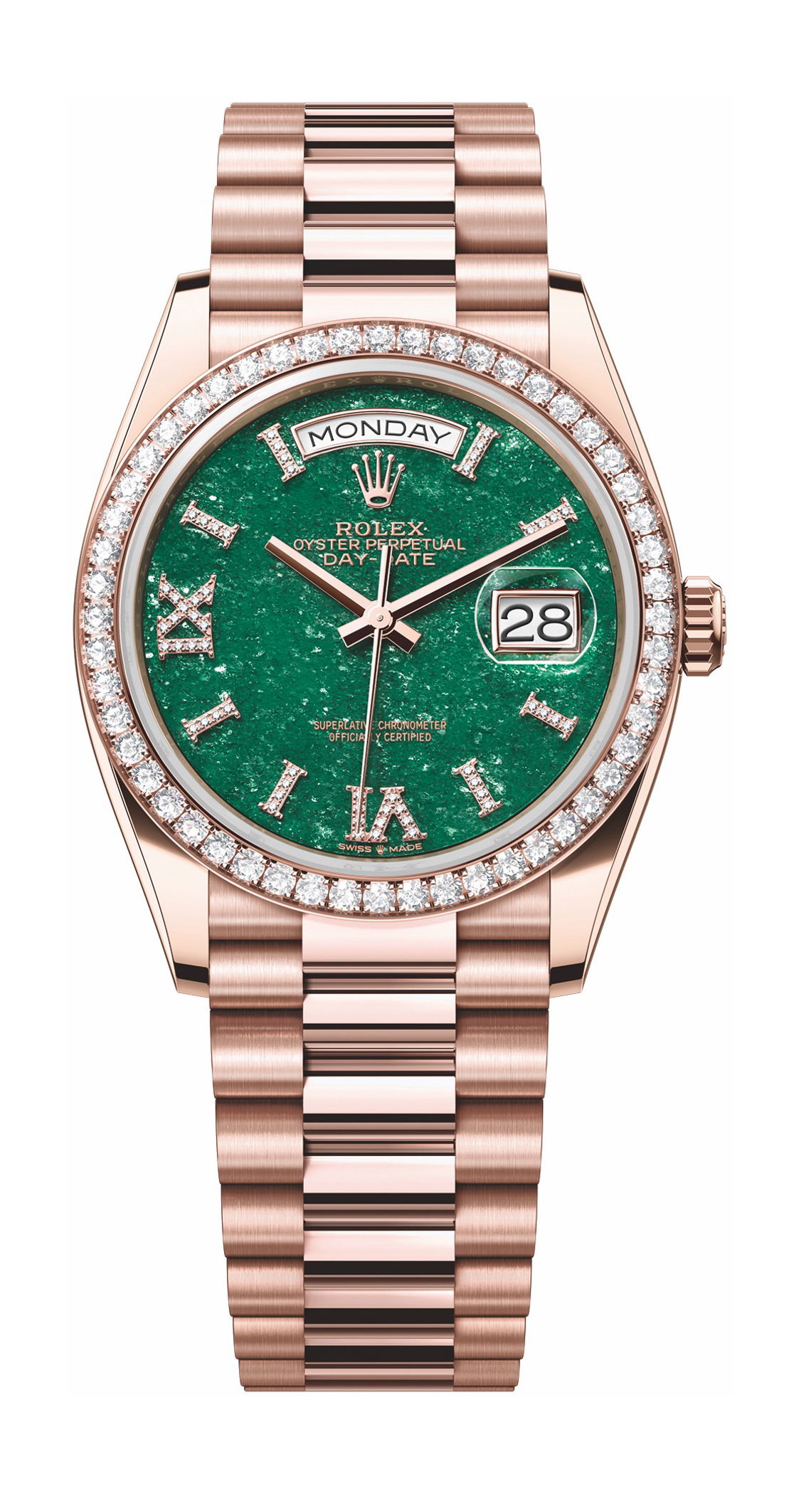 Rolex Oyster Perpetual Day-Date 36 luxury timepiece - detailed view