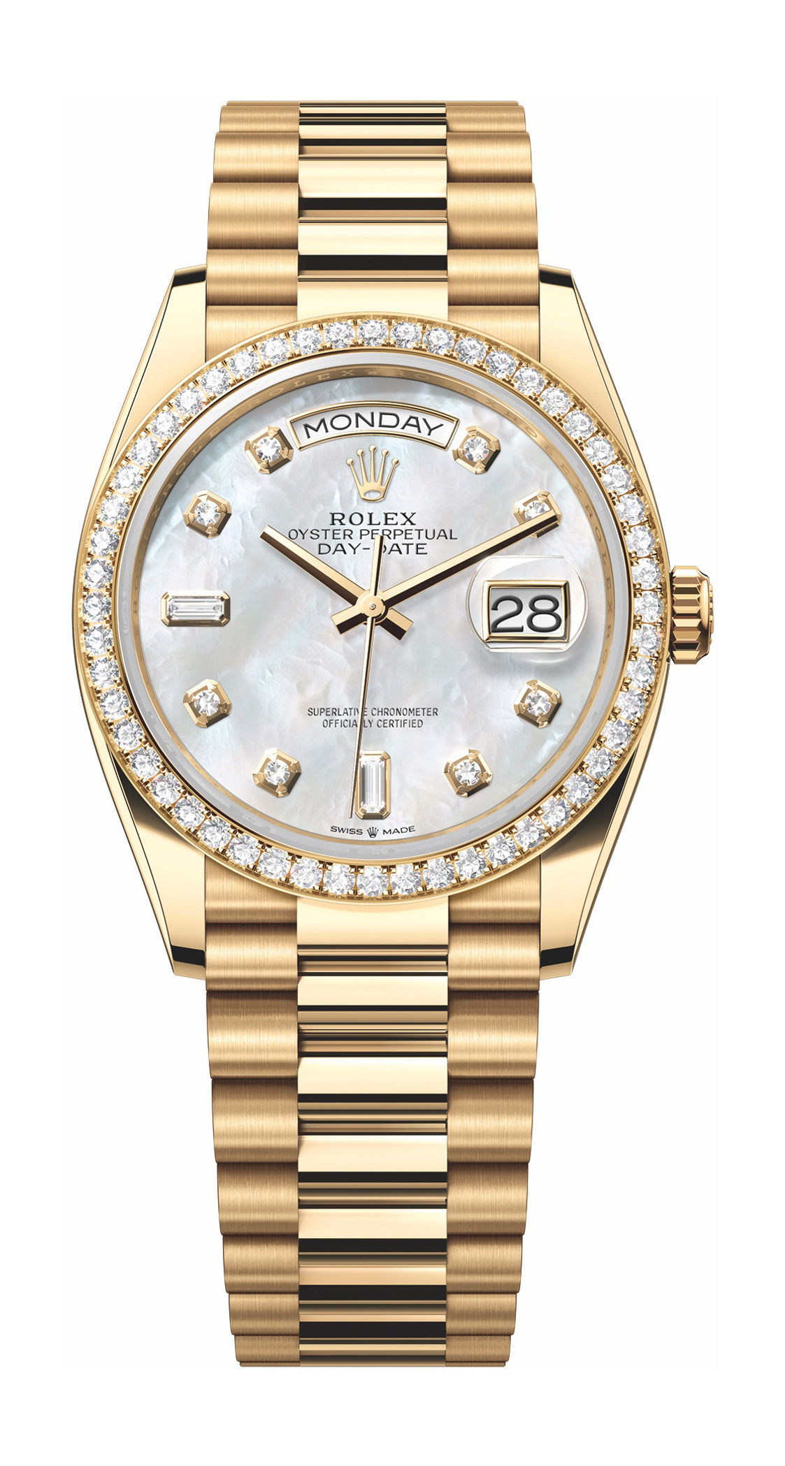 Rolex Oyster Perpetual Day-Date 36 luxury timepiece - detailed view