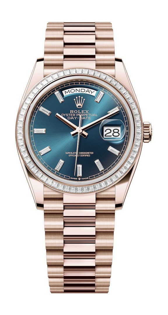 Rolex Oyster Perpetual Day-Date 36 luxury timepiece - detailed view
