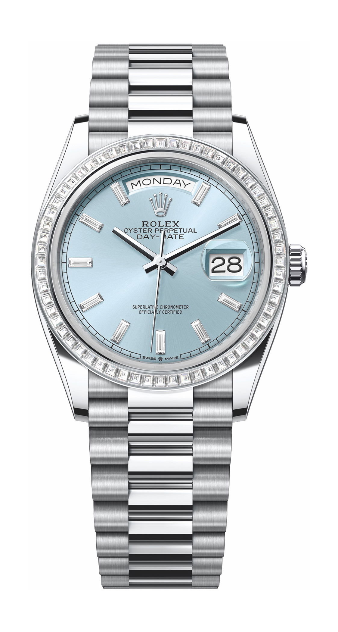 Rolex Oyster Perpetual Day-Date 36 luxury timepiece - detailed view