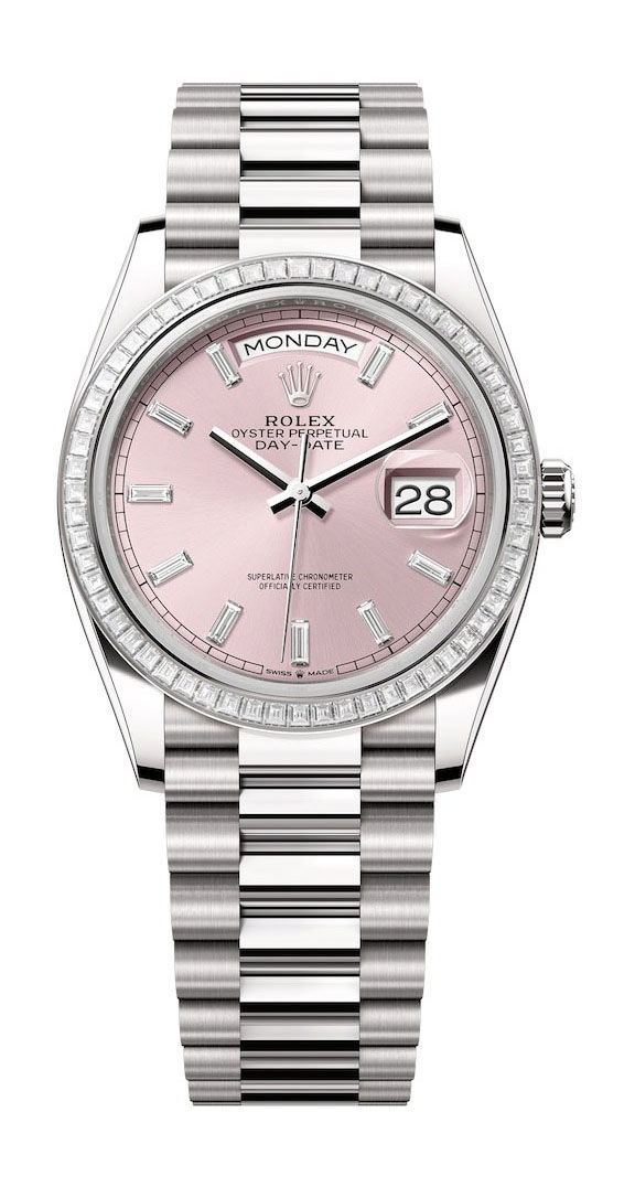 Rolex Oyster Perpetual Day-Date 36 luxury timepiece - detailed view