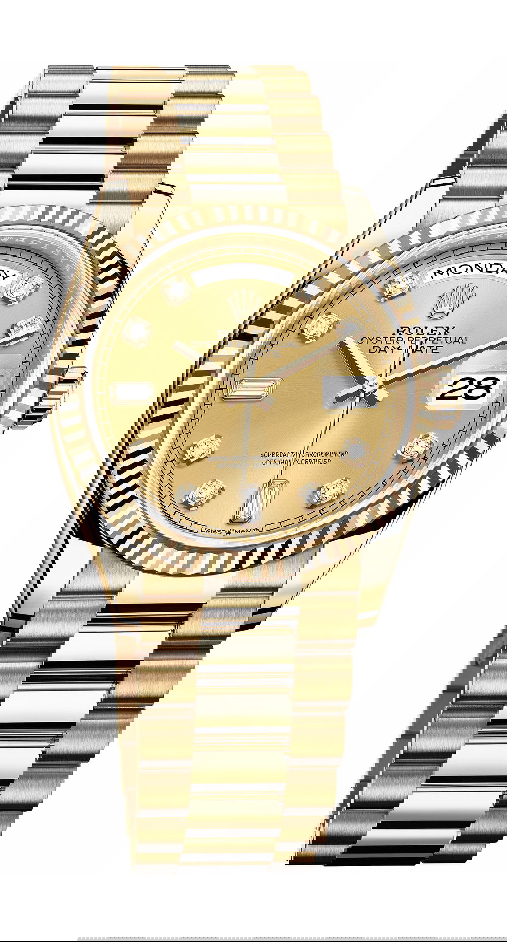 Rolex Day-Date 36 luxury timepiece - detailed view