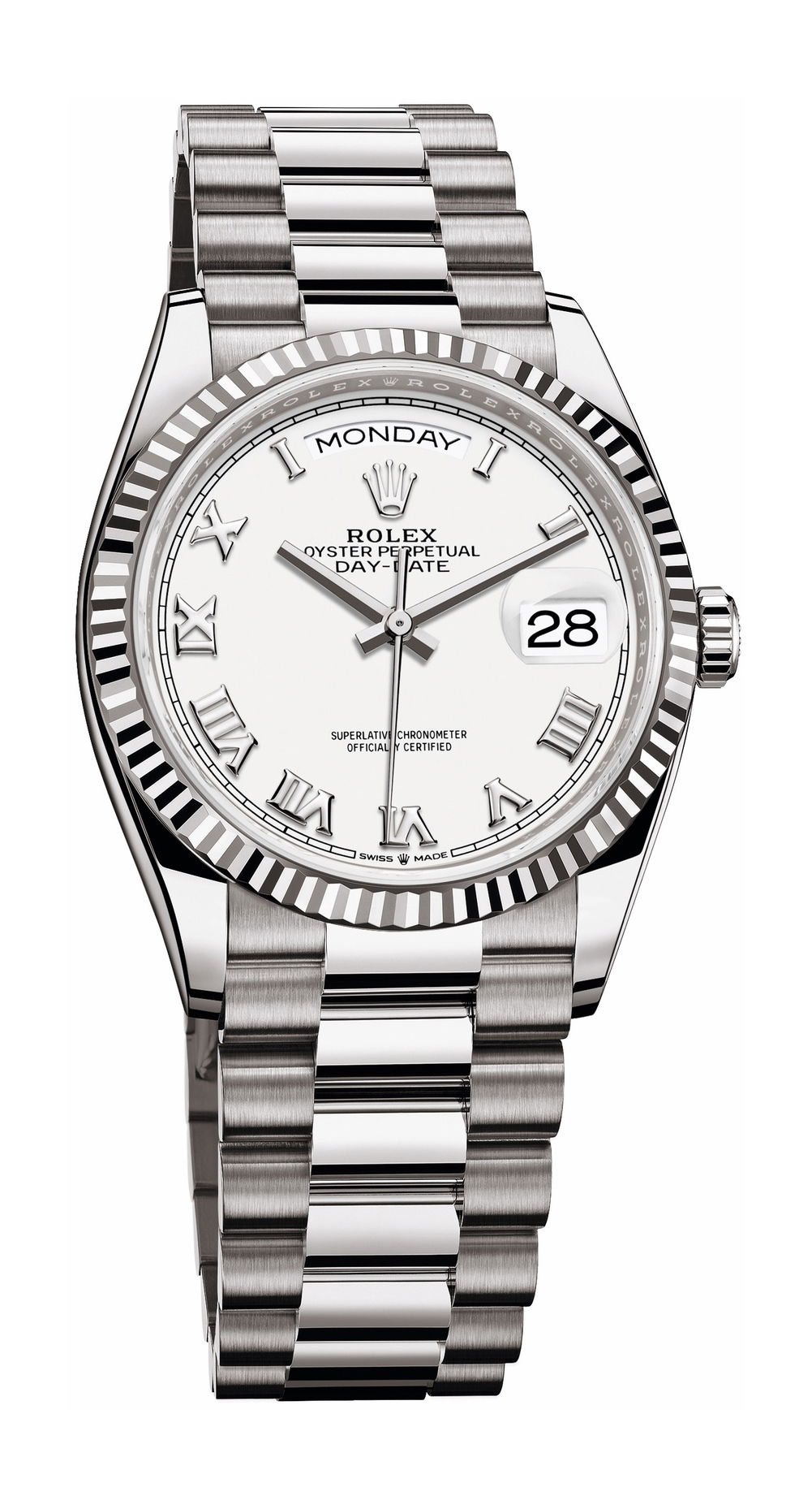 Rolex Day-Date 36 luxury timepiece - detailed view