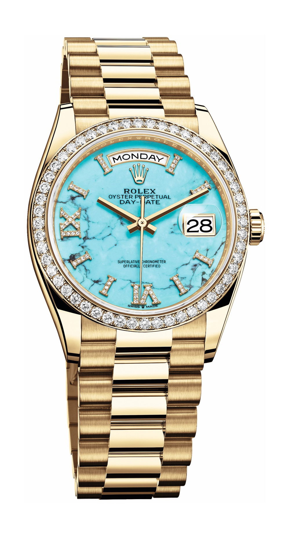 Rolex Day-Date 36 luxury timepiece - detailed view
