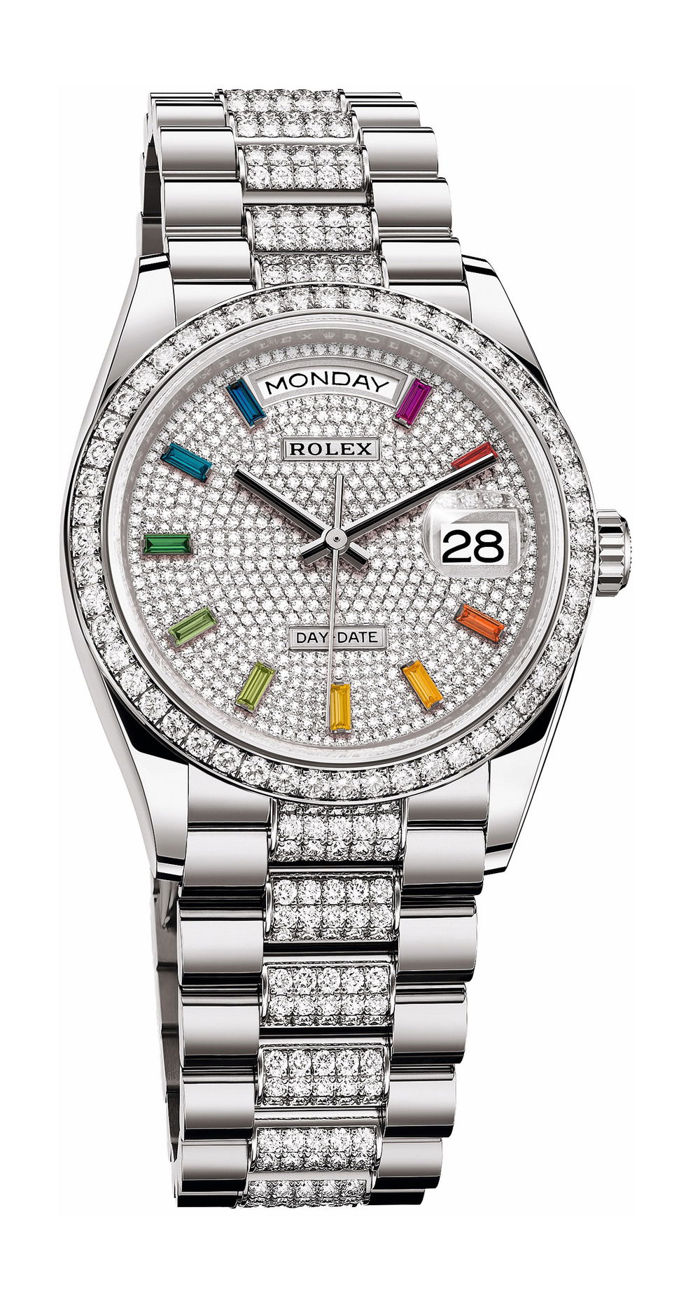 Rolex Day-Date 36 luxury timepiece - detailed view