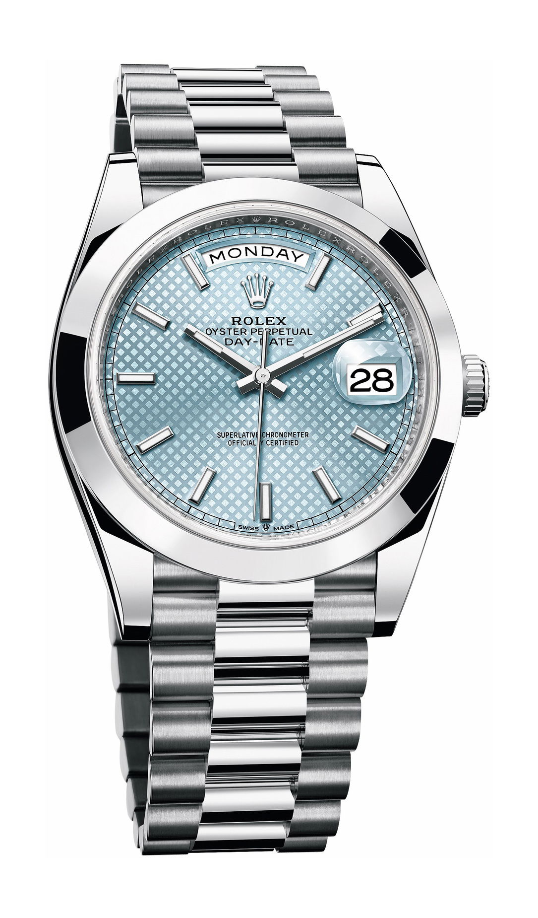 Rolex Day-Date 40 luxury timepiece - detailed view