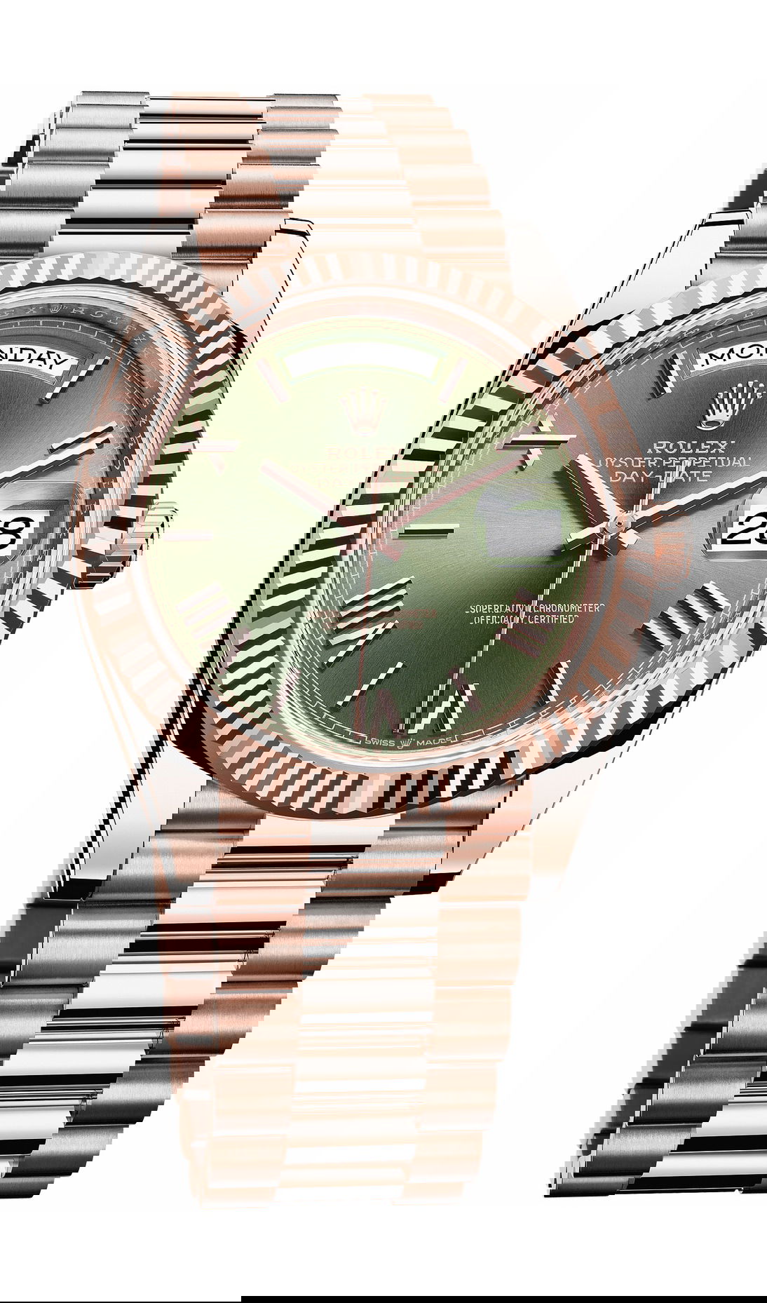 Rolex Day-Date 40 luxury timepiece - detailed view