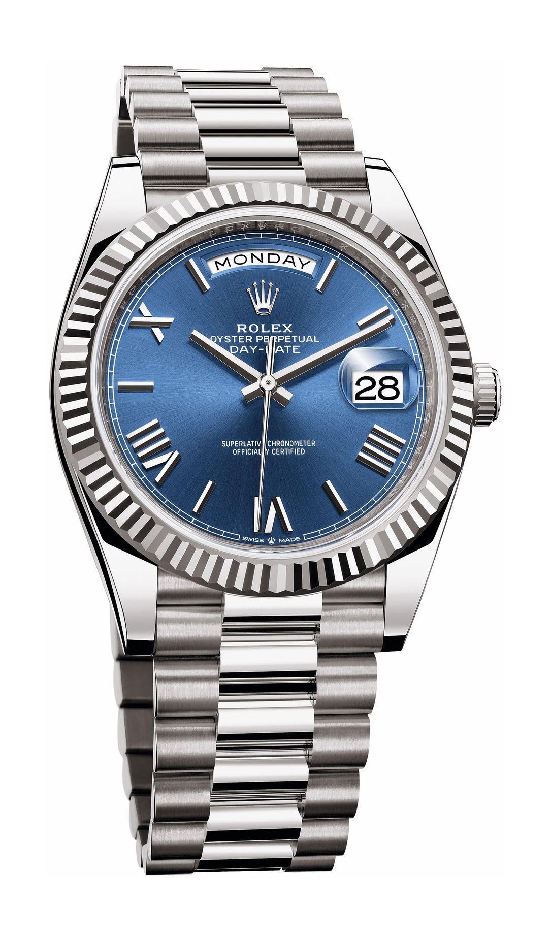 Rolex Day-Date 40 luxury timepiece - detailed view