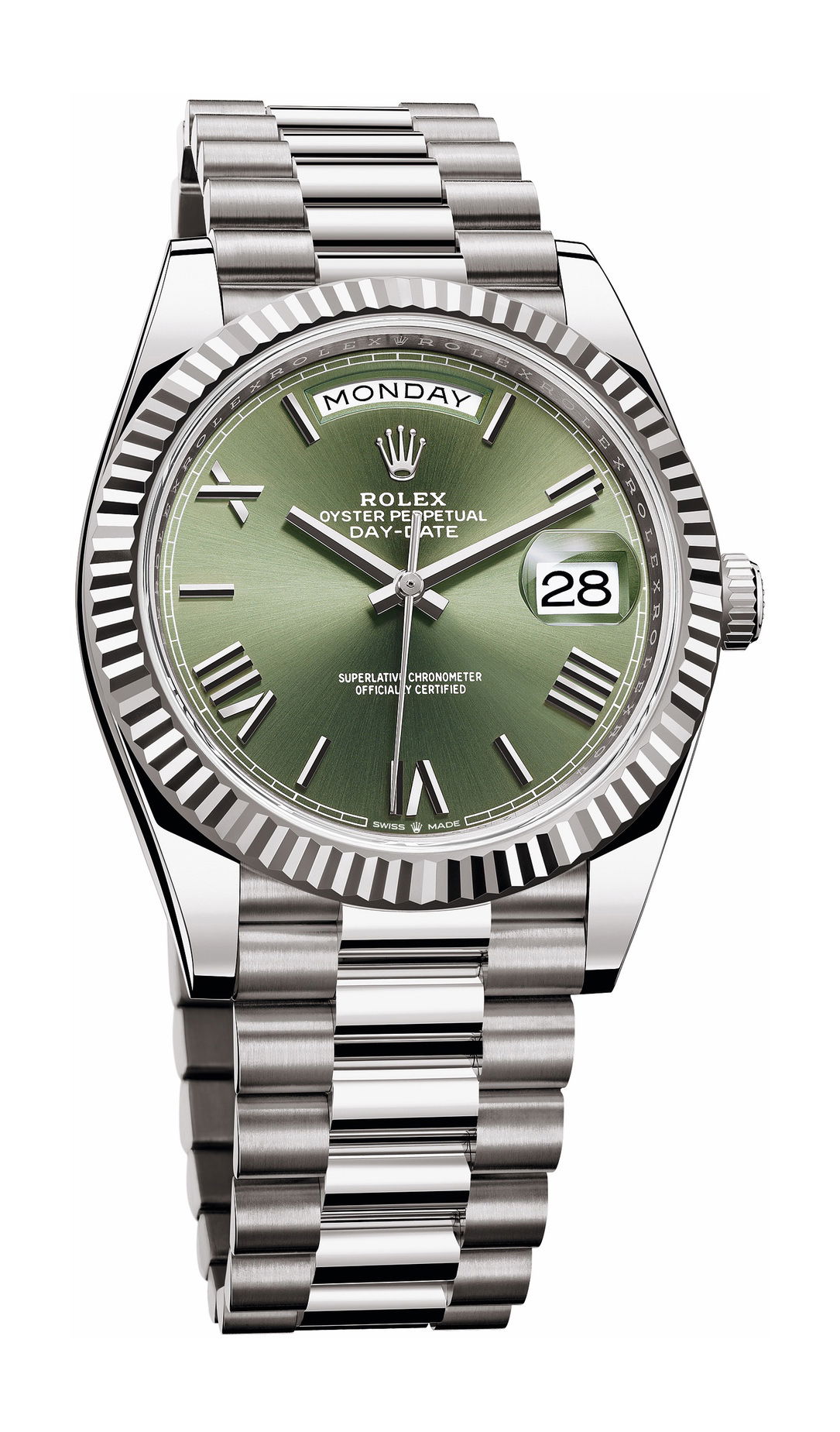 Rolex Day-Date 40 luxury timepiece - detailed view