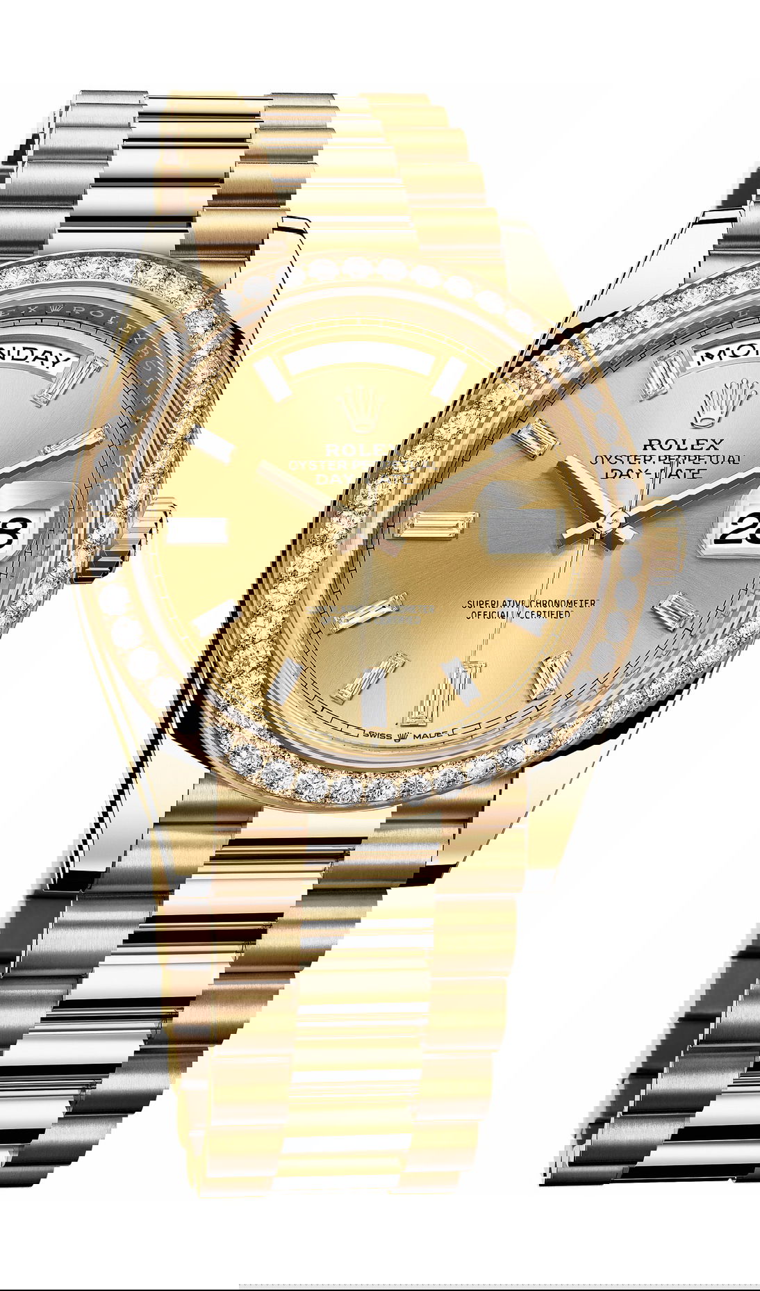 Rolex Day-Date 40 luxury timepiece - detailed view
