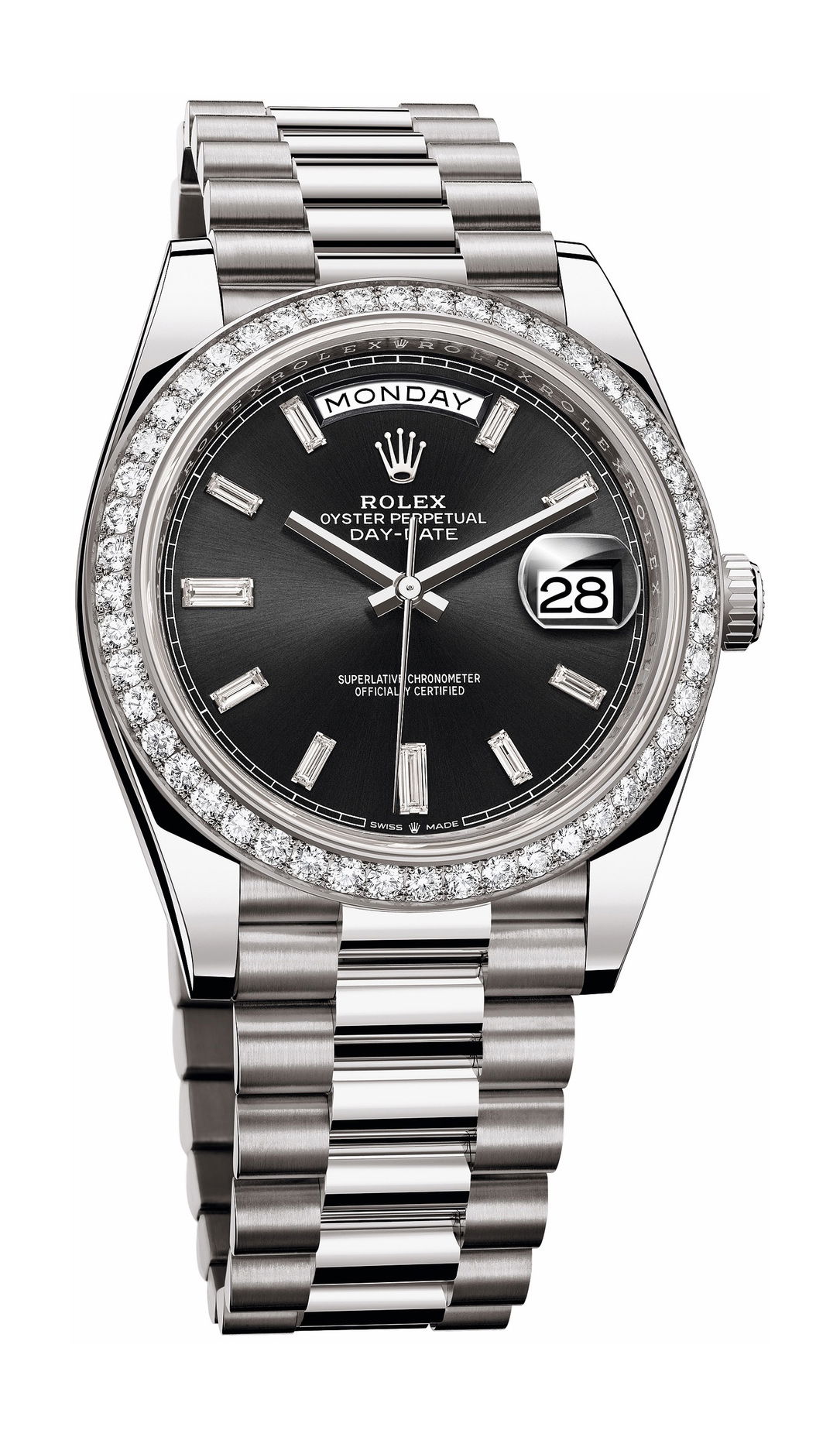 Rolex Day-Date 40 luxury timepiece - detailed view