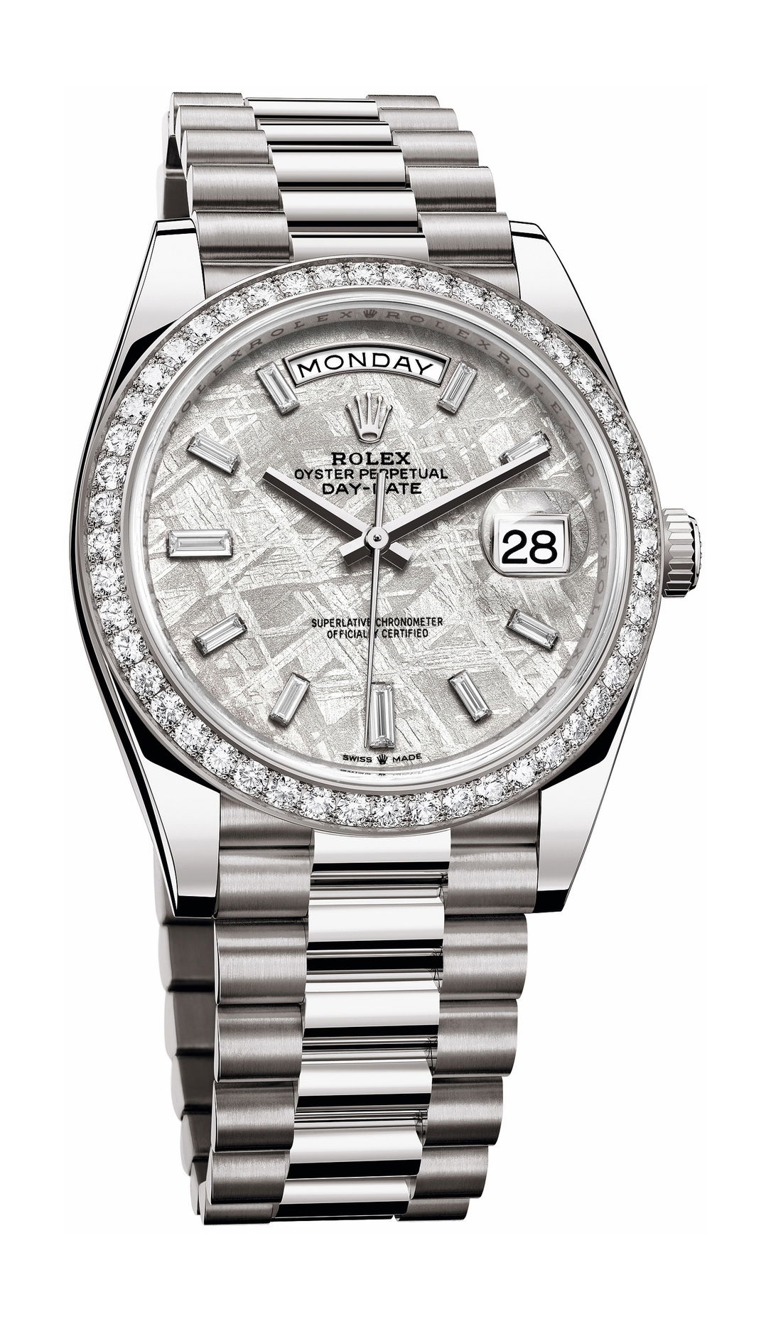 Rolex Day-Date 40 luxury timepiece - detailed view