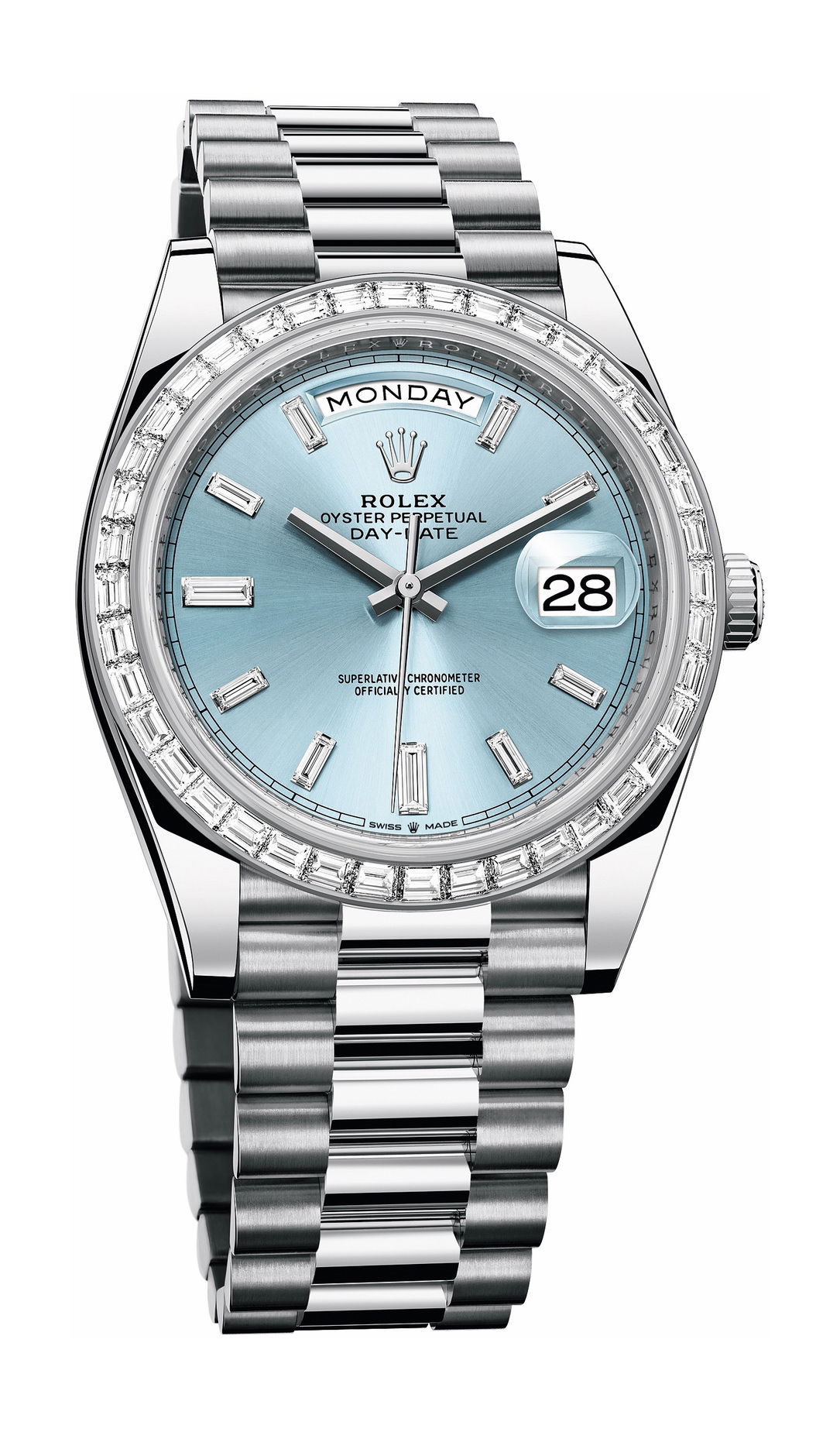 Rolex Day-Date 40 luxury timepiece - detailed view