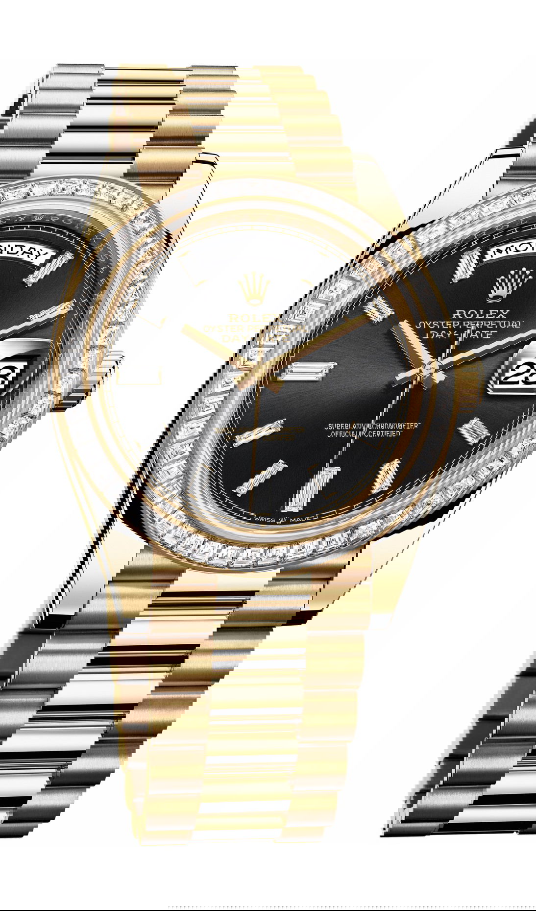 Rolex Day-Date 40 luxury timepiece - detailed view