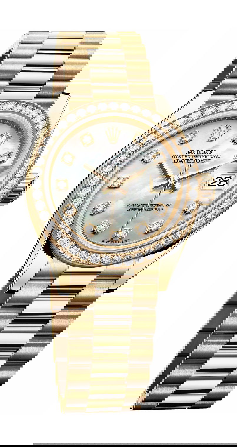 Rolex Lady-Datejust luxury timepiece - detailed view