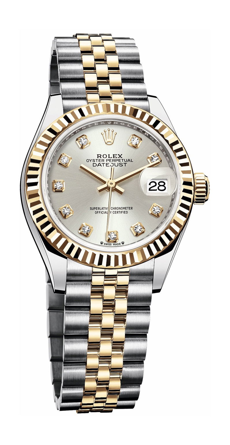 Rolex Lady-Datejust luxury timepiece - detailed view
